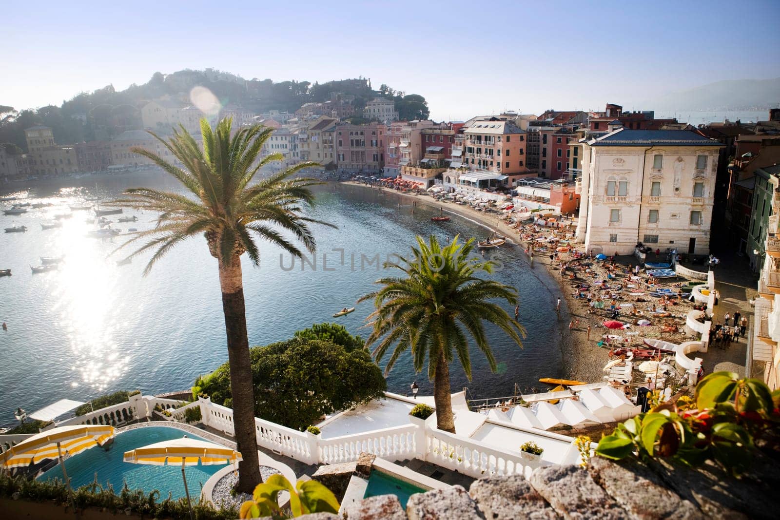 Summer at the Baia del Silenzio Liguria Italy  by fotografiche.eu