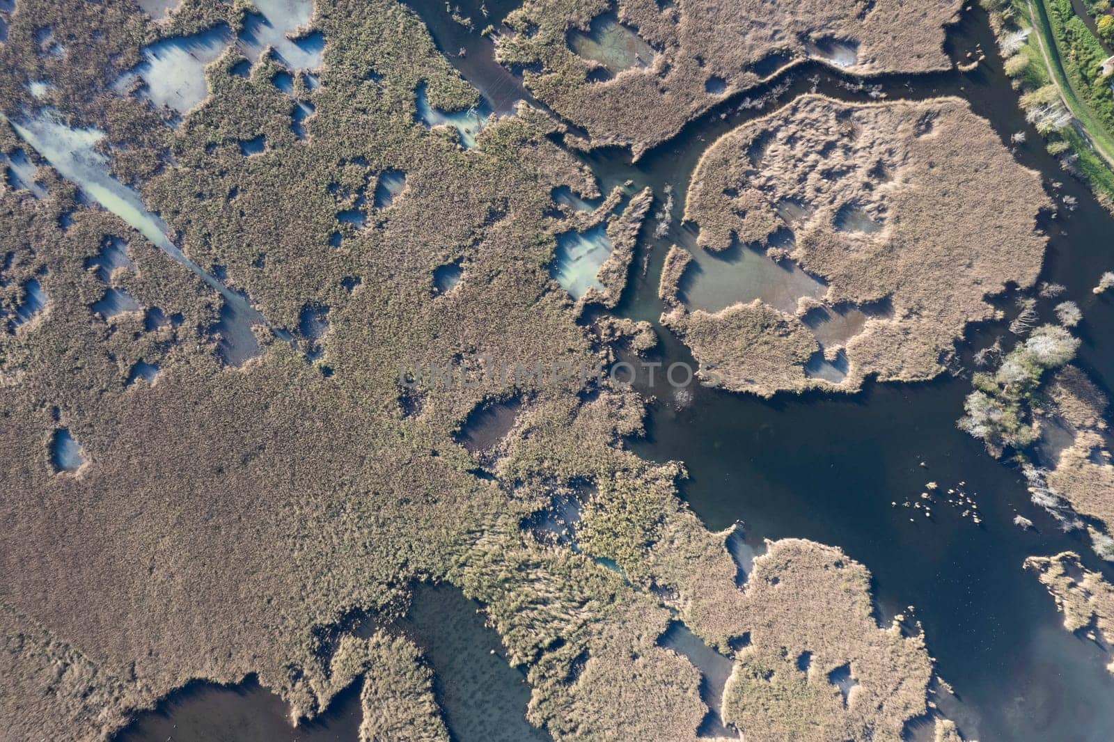 Aerial documentation of Lake Porta Pietrasanta Lucca  by fotografiche.eu