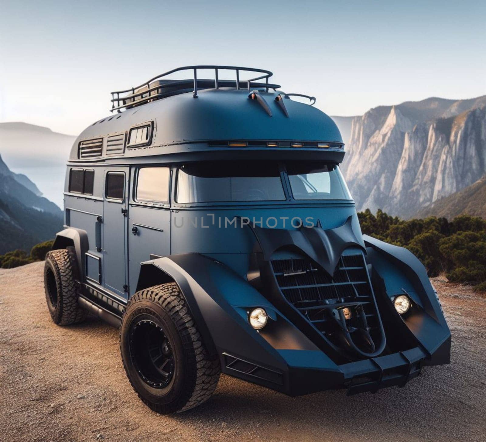 rusty dirt offroad 4x4 lifted vintage custom camper conversion jeep overlanding in mountain roads, nomadic lifestyle, adventure living, ai generated