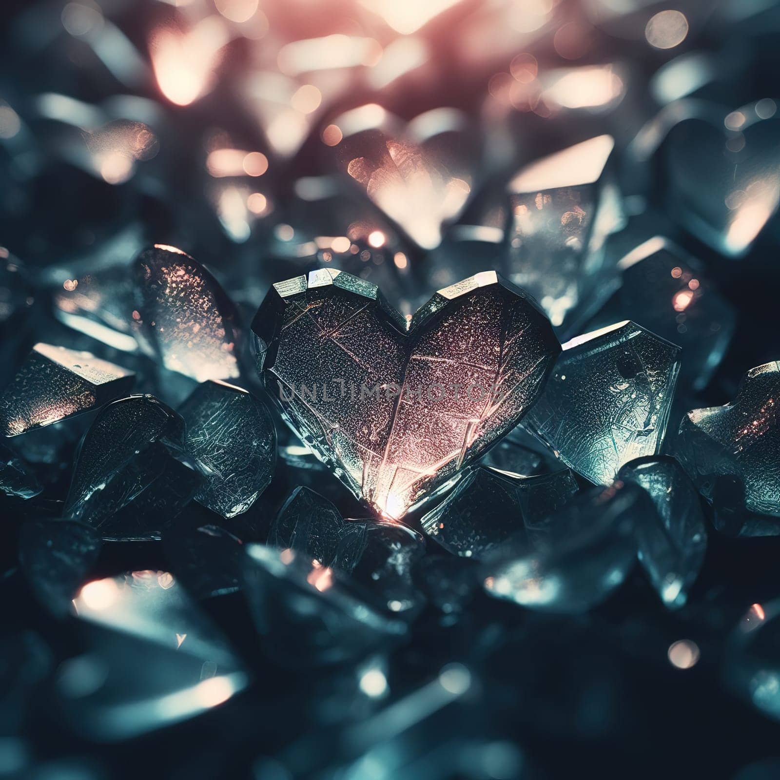 Glass heart shattered by gordiza