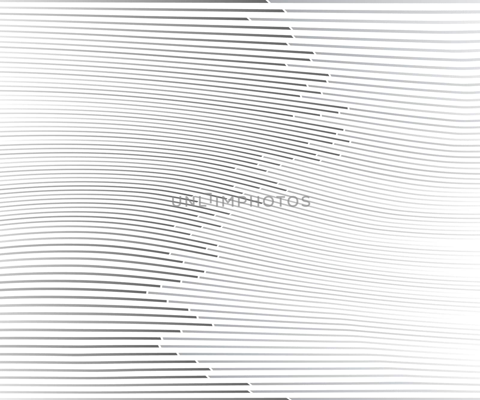 Abstract warped Diagonal Striped Background. Vector curved twisted slanting, waved lines texture. Brand new style for your business design. by Rodseng