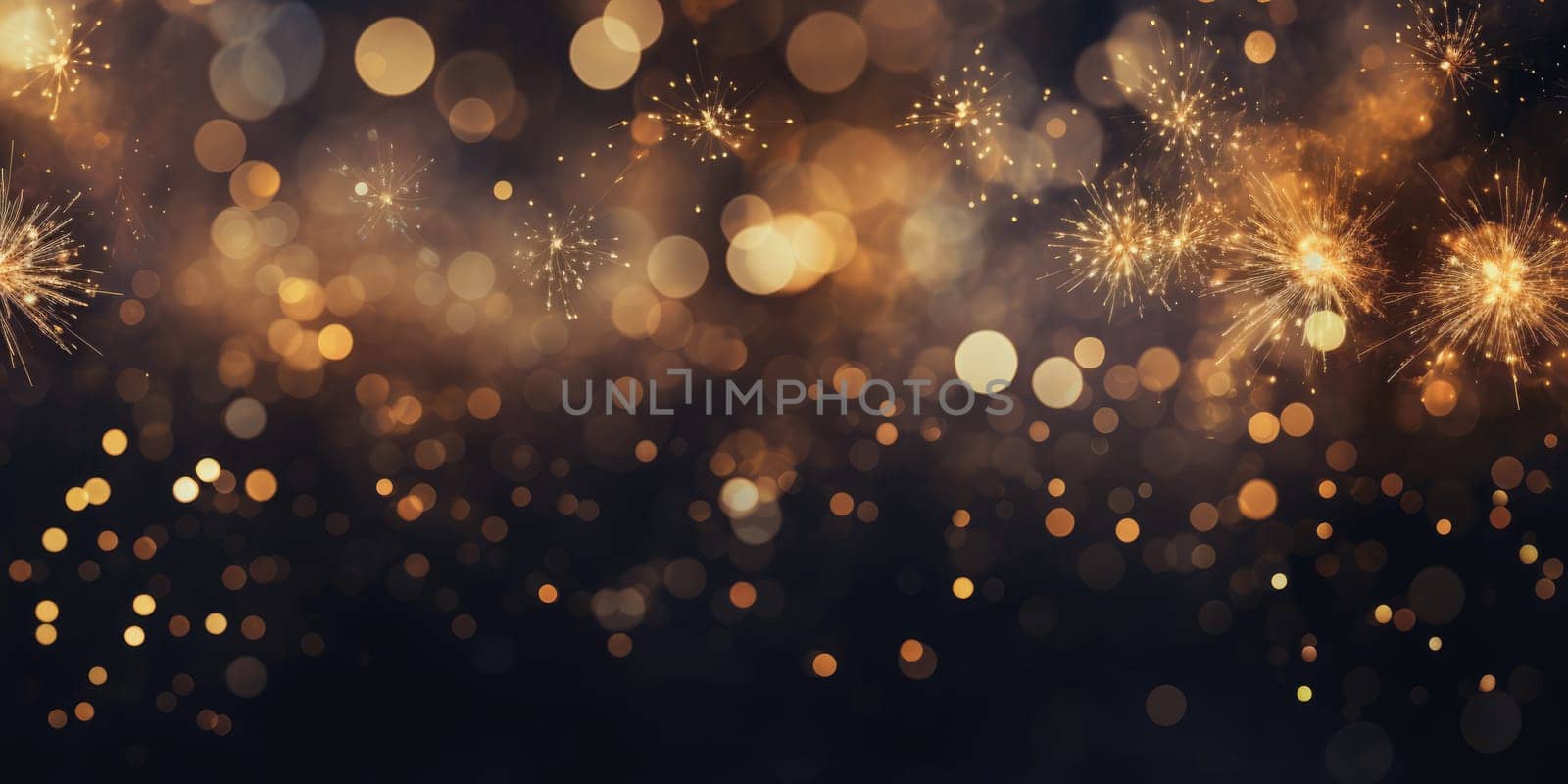 abstract black and gold glitter background for new year, christmas eve, 4th of july holiday concept comeliness