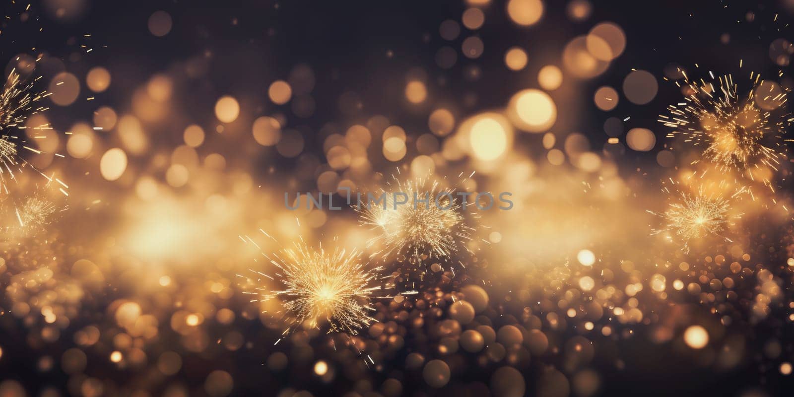 abstract black and gold glitter background for new year, christmas eve, 4th of july holiday concept comeliness