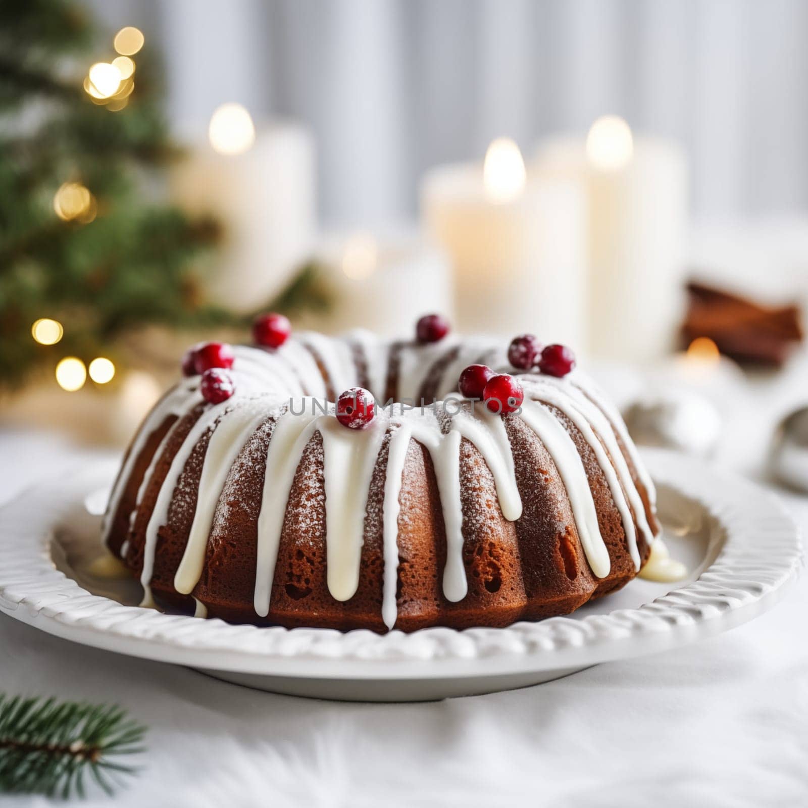 Christmas Pudding in Powdered Sugar by ekaterinabyuksel