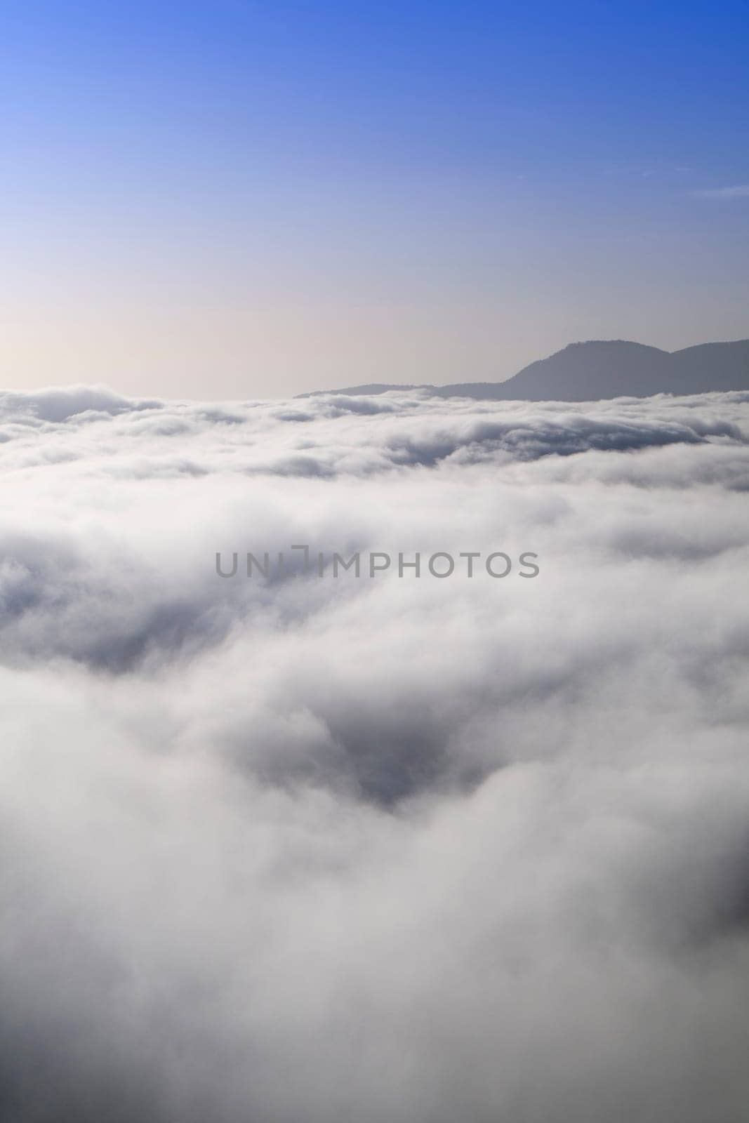 The fog rising in the valley early in the morning  by fotografiche.eu