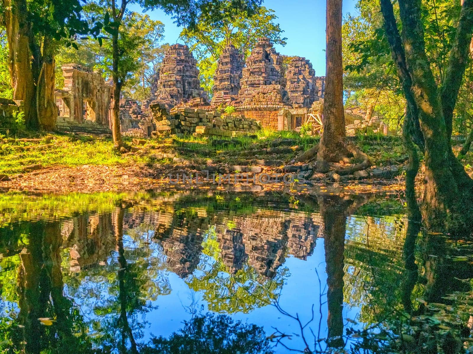Banteay Kdei temple at Angkor Thom, Siem Reap, Cambodia by Elenaphotos21