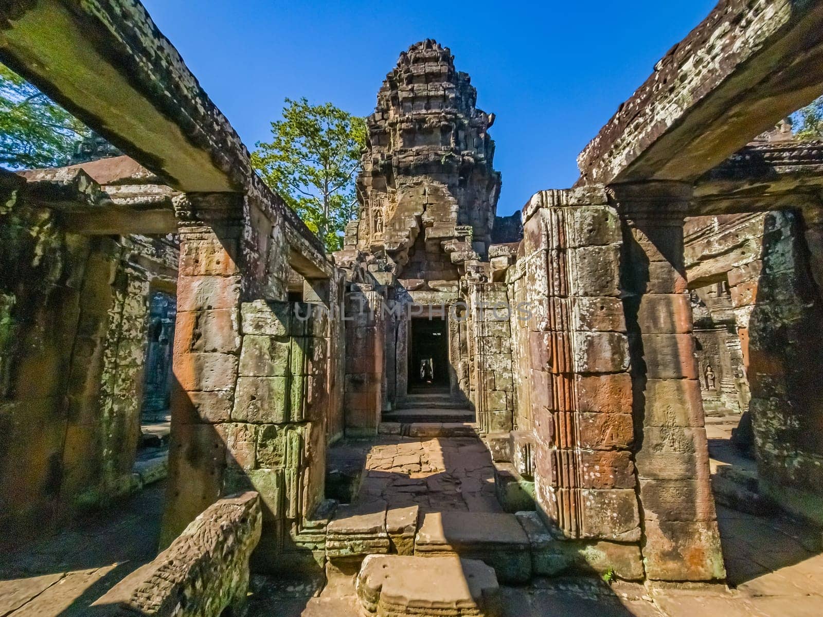Banteay Kdei temple at Angkor Thom by day, Siem Reap, Cambodia