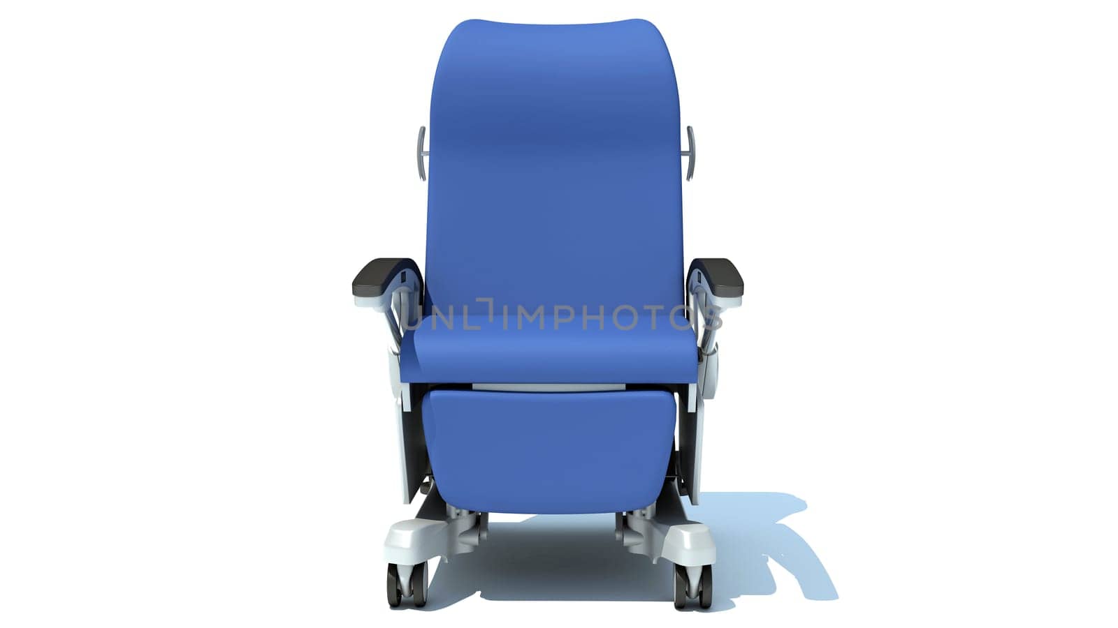 Hospital Patient Chair 3D rendering on white background by 3DHorse