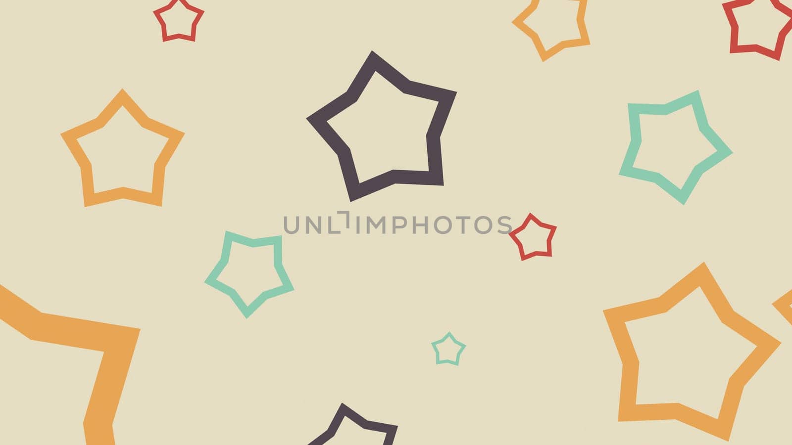 Hand Drawn Abstract Background . Random star shapes. Beige background. High quality photo