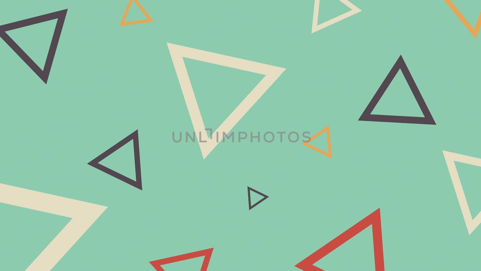 Hand Drawn Abstract Background . Random triangle shapes. Blue background. High quality photo