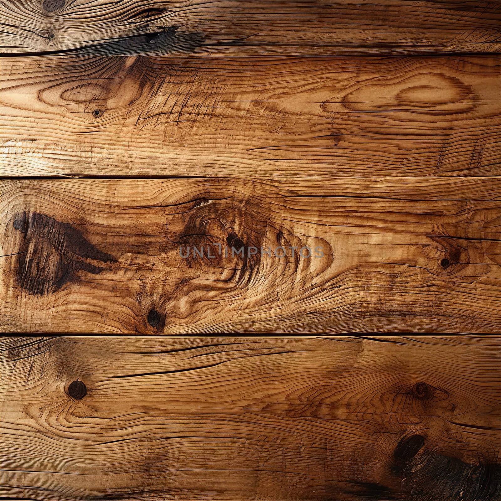 Wooden brown plank floor or wall background by kuprevich