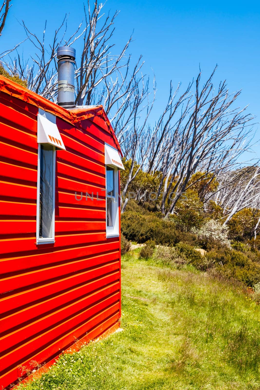 Valentine Hut in Kosciuszko National Park in Australia by FiledIMAGE
