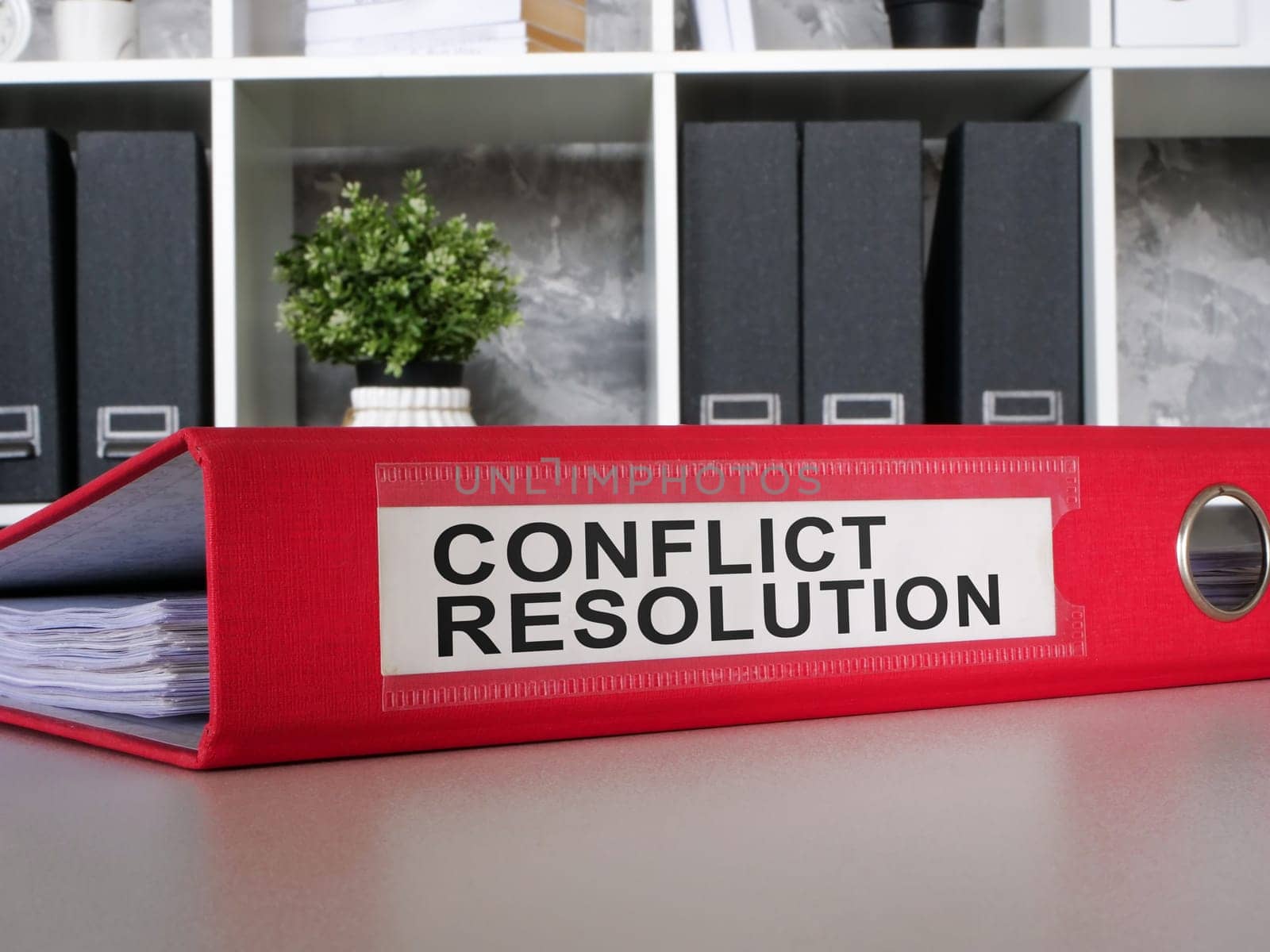 Folder with Conflict resolution documents. by designer491