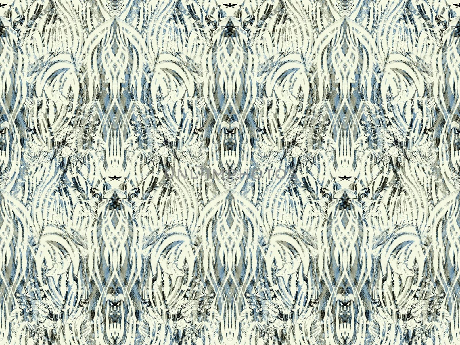 Vintage seamless antique pattern in Art Nouveau style.