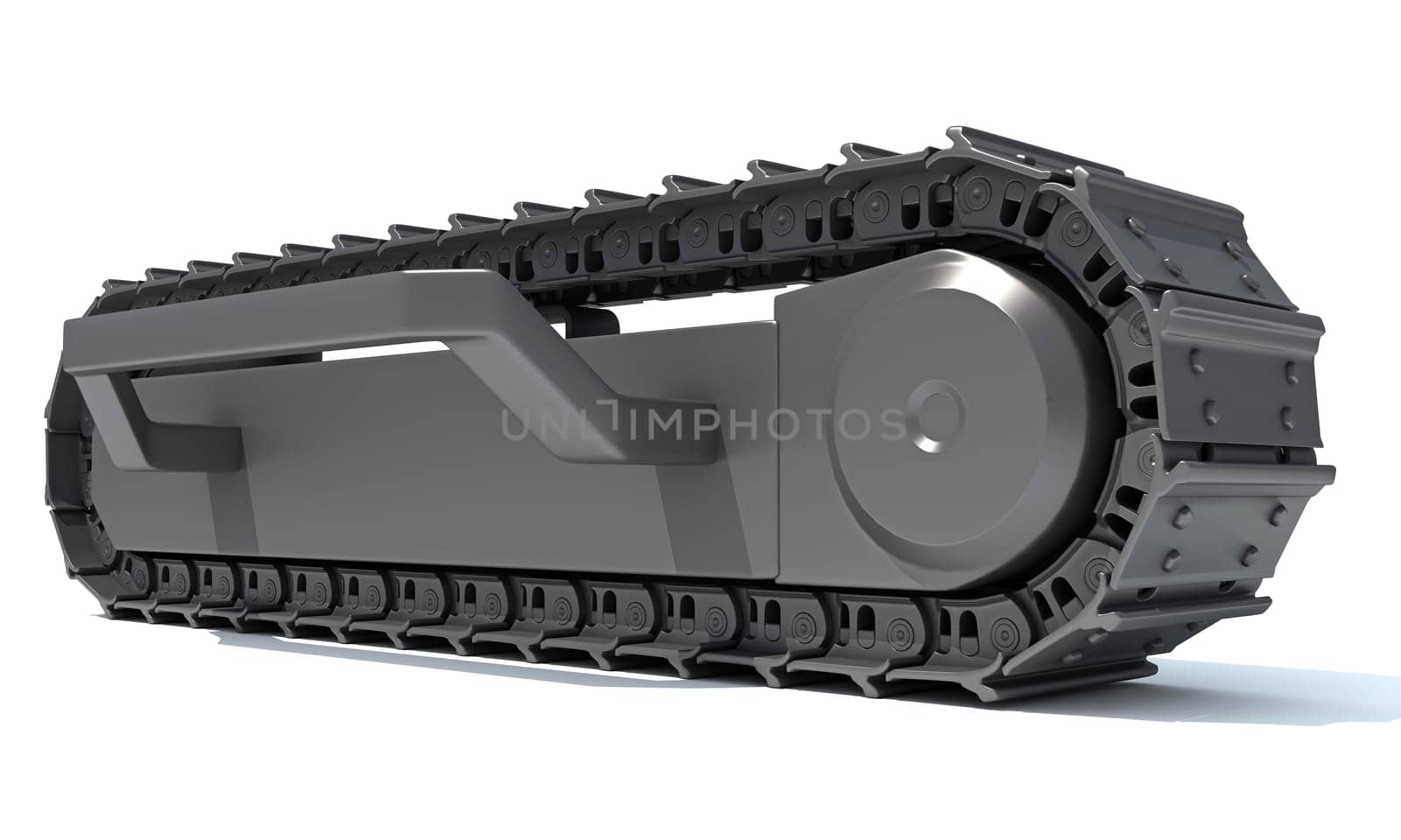 Track Kit 3D rendering model on white background