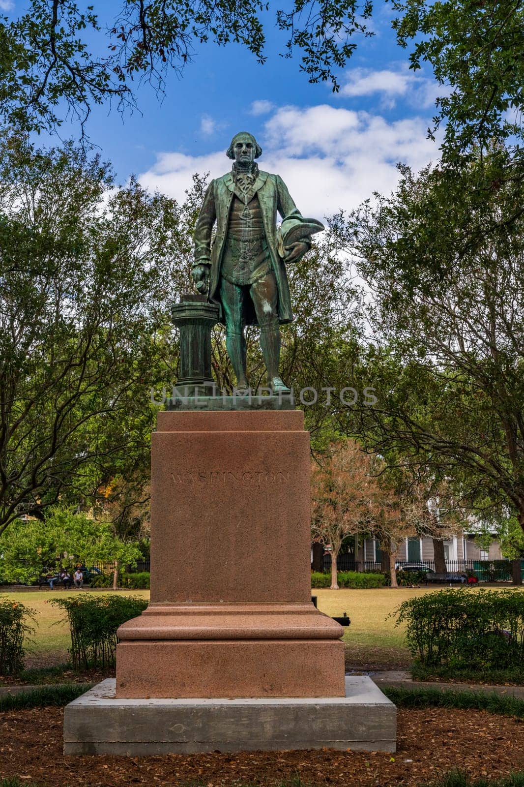 Statue of George Washington now in Marigny Park New Orleans by steheap