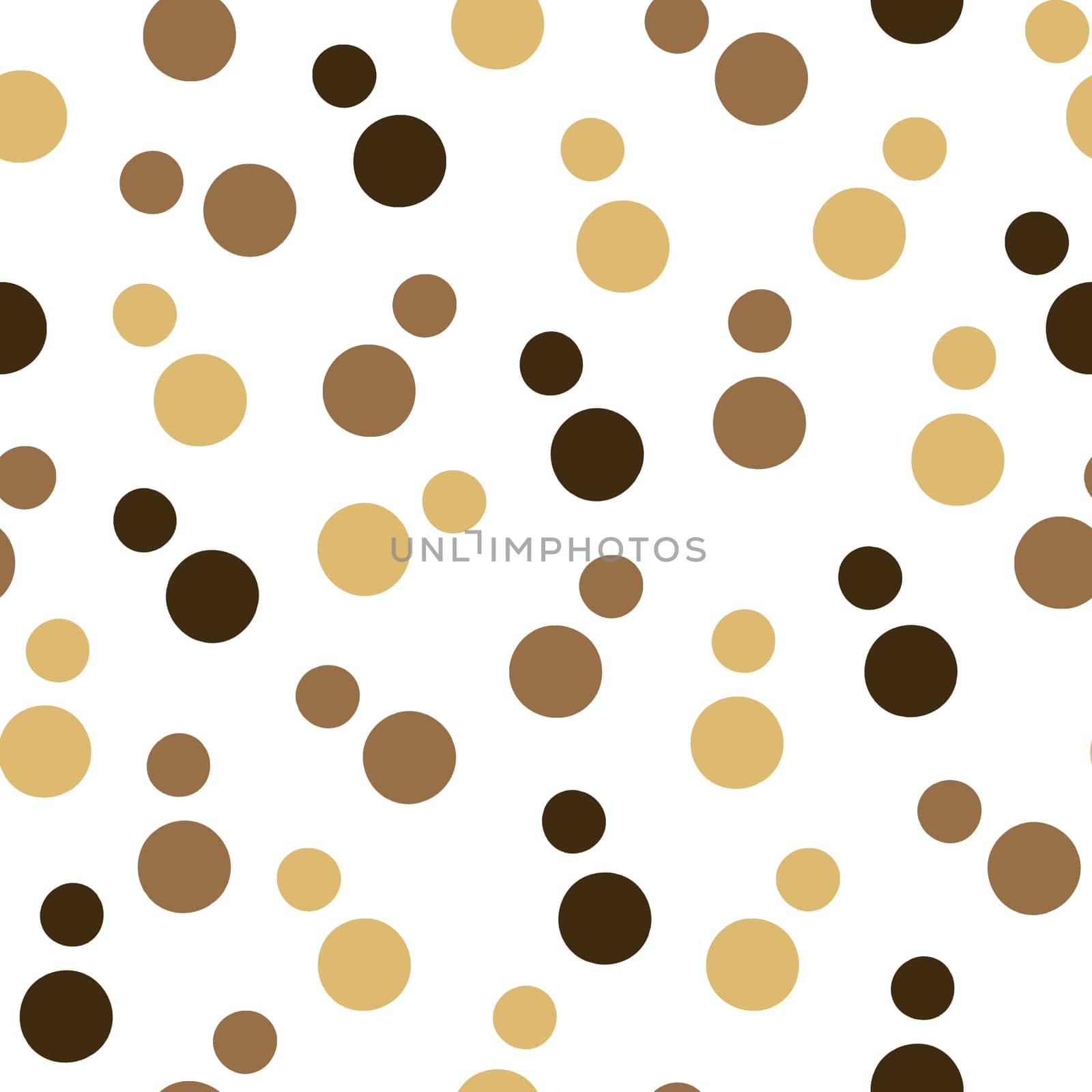 Seamless Repeatable Pattern with Air Bubbles Silhouettes in White and Brown Color. Handdrawn Sketchy Drawing Digital Paper. Creative Background for Children Room Poster, Scrapbooking.