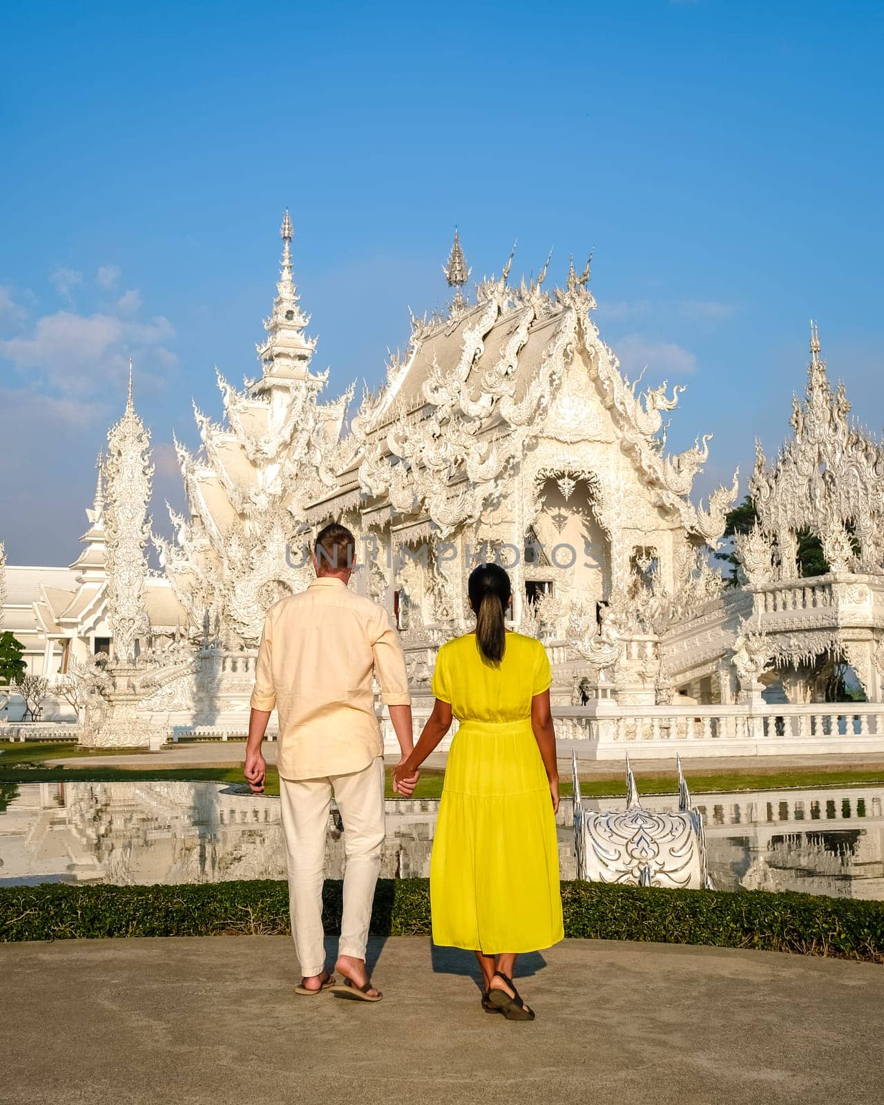 White Temple Chiang Rai Thailand, Wat Rong Khun, Northern Thailand. by fokkebok