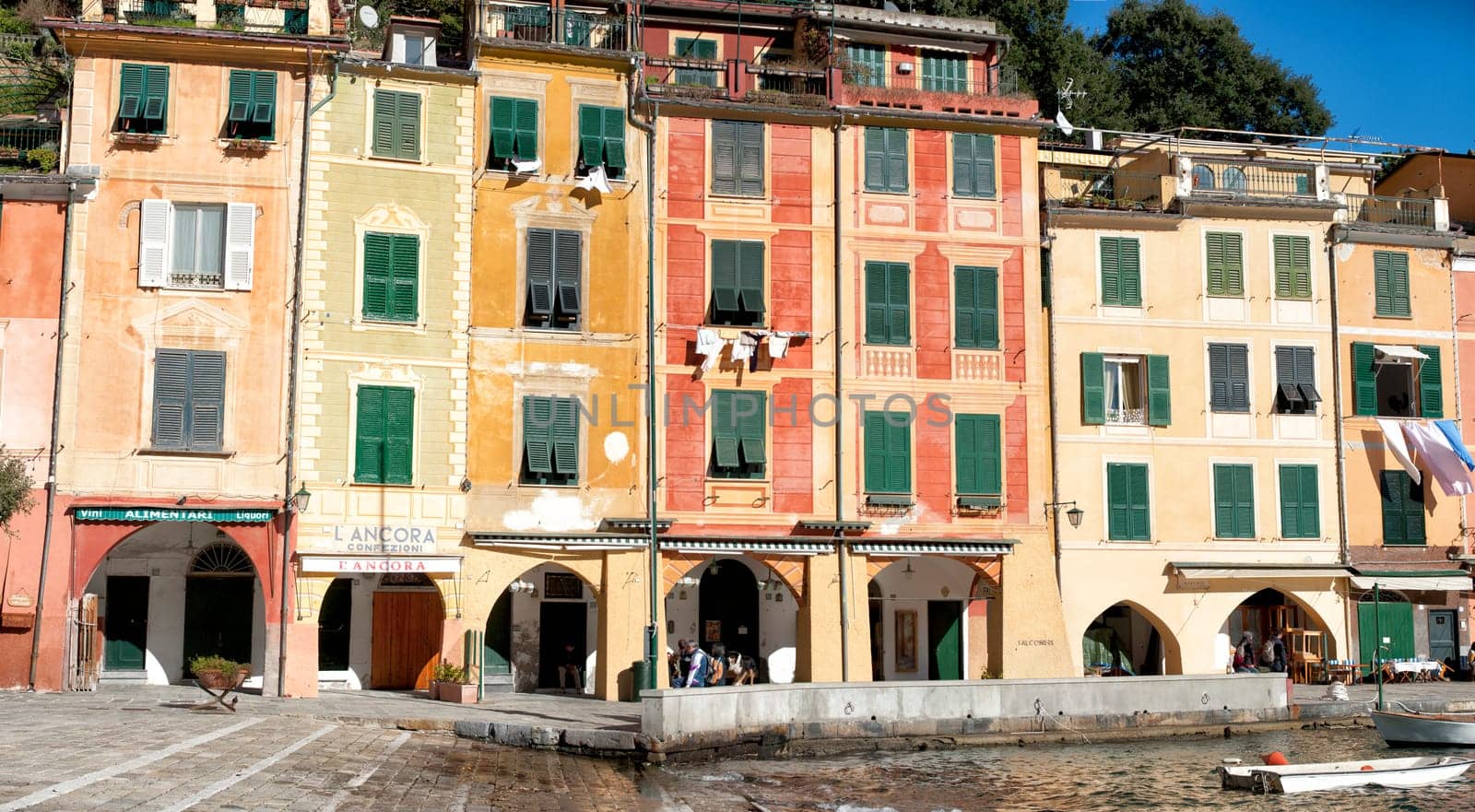 portofino painted houses by AndreaIzzotti