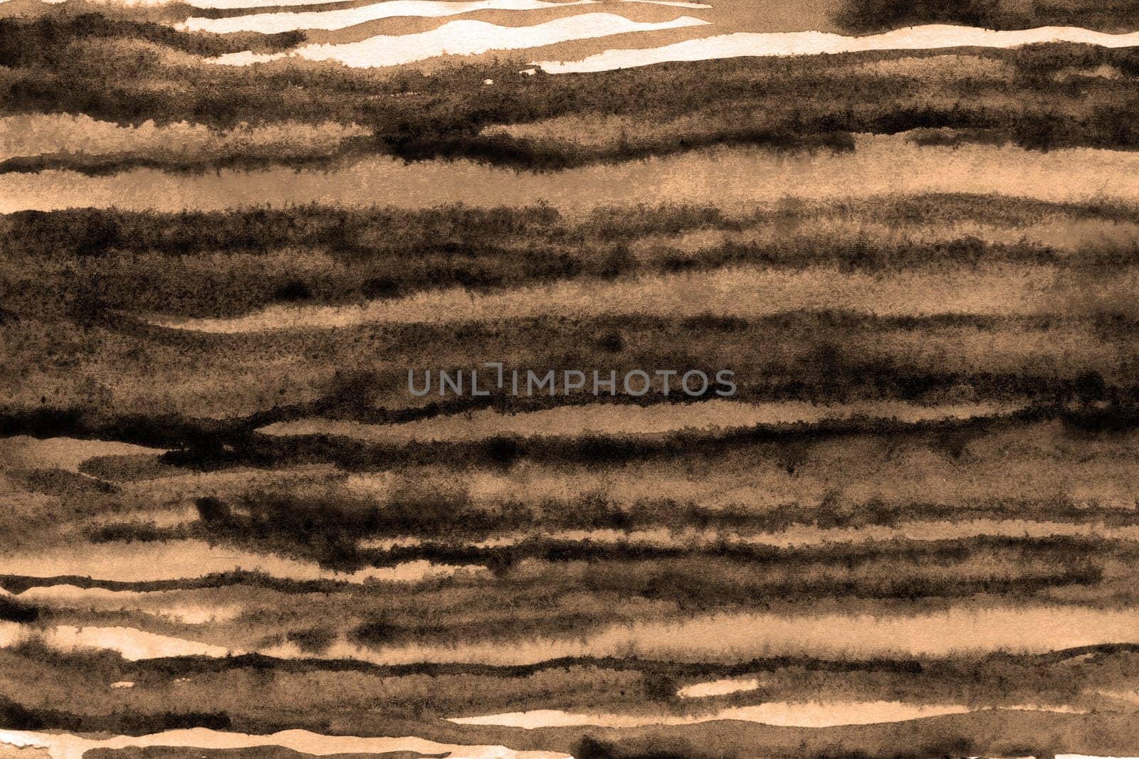 Golden and brown watercolor hand drawn background