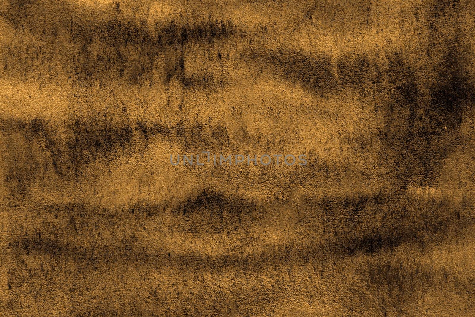 Golden and brown watercolor hand drawn background