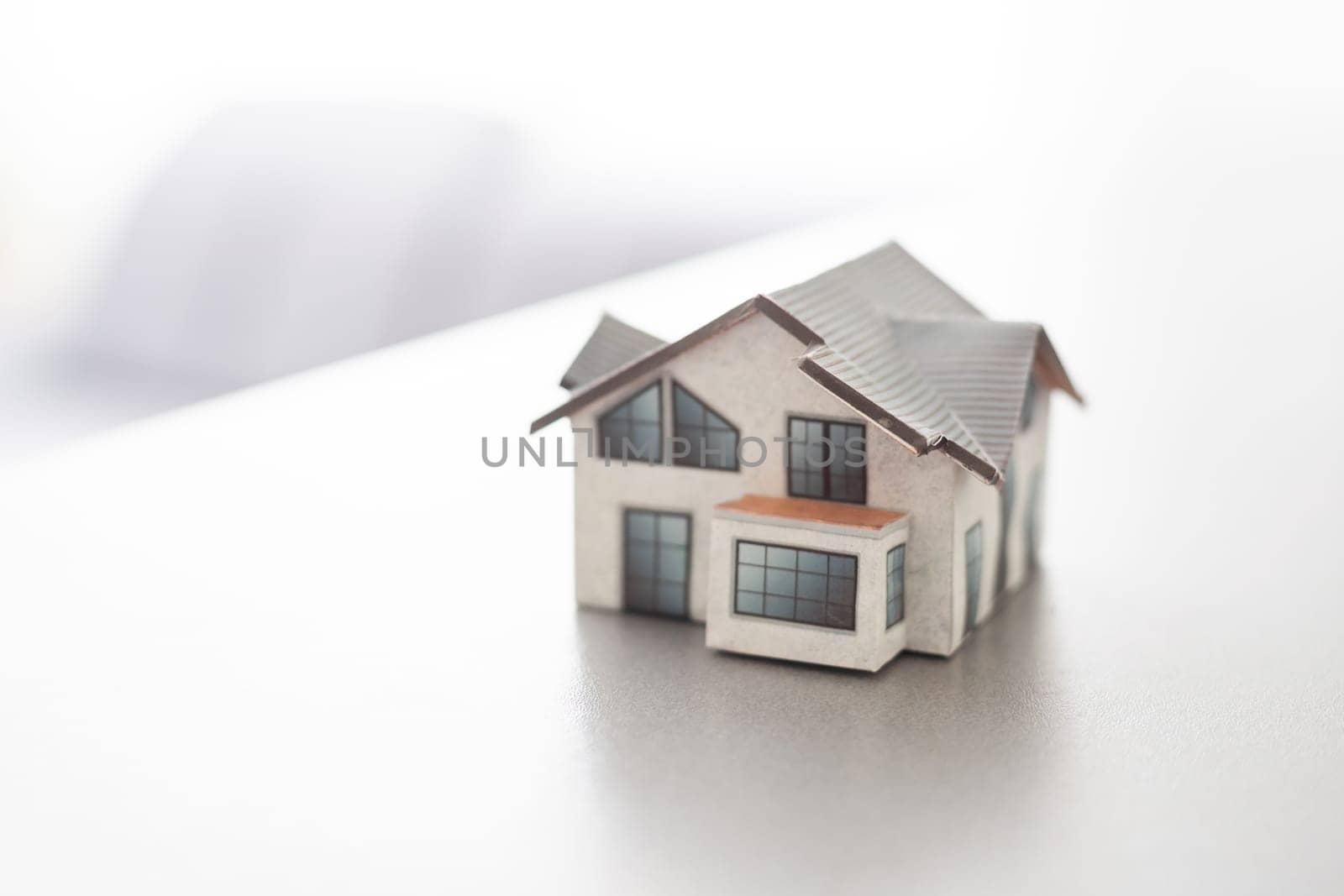 Small model of house on the background by Andelov13