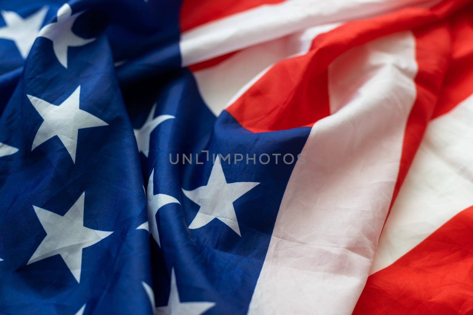 Vintage American flag on a chalkboard with space for text. High quality photo