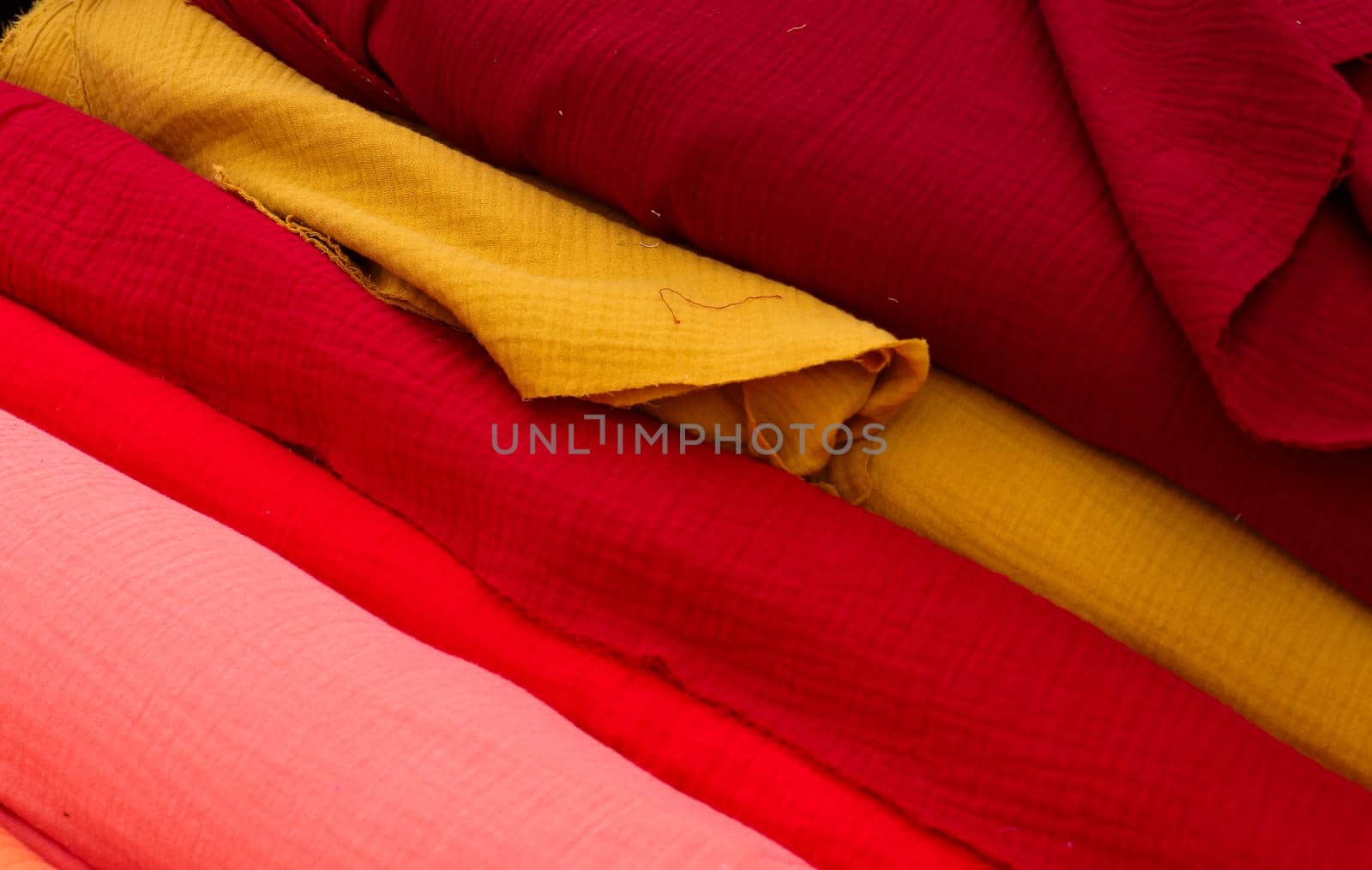 Samples of cloth and fabrics in different colors by MP_foto71