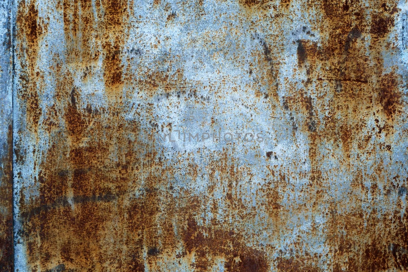 Texture of a Rusted Surface. Steel used in outdoor sculptures, architecture