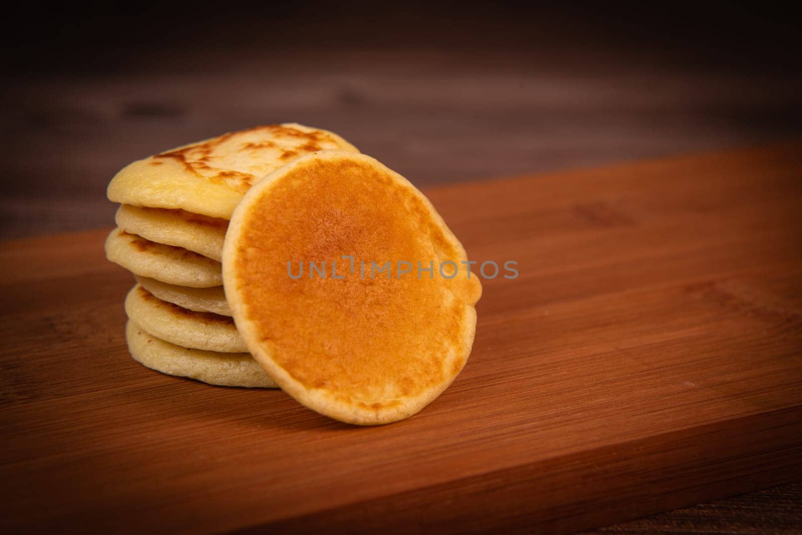 Close up Cocktail Blinis or mini blinis, High quality photo