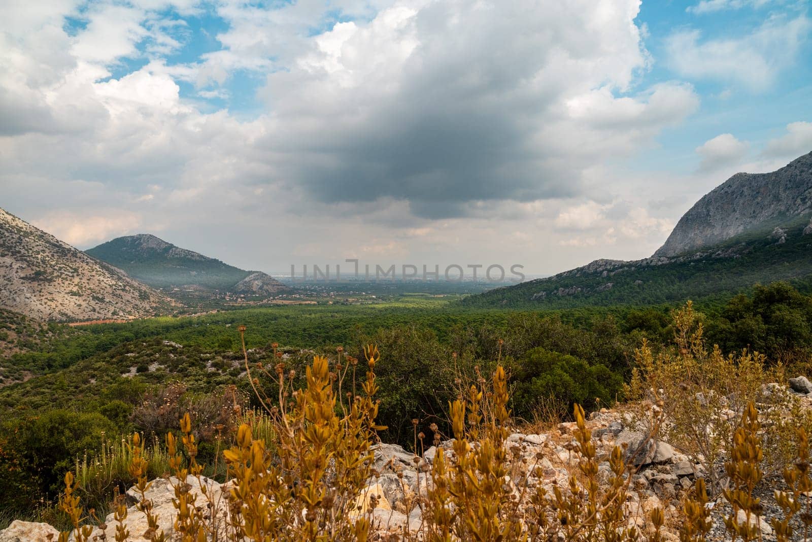 Antalya view from the road to the ancient city of Termessos by Sonat