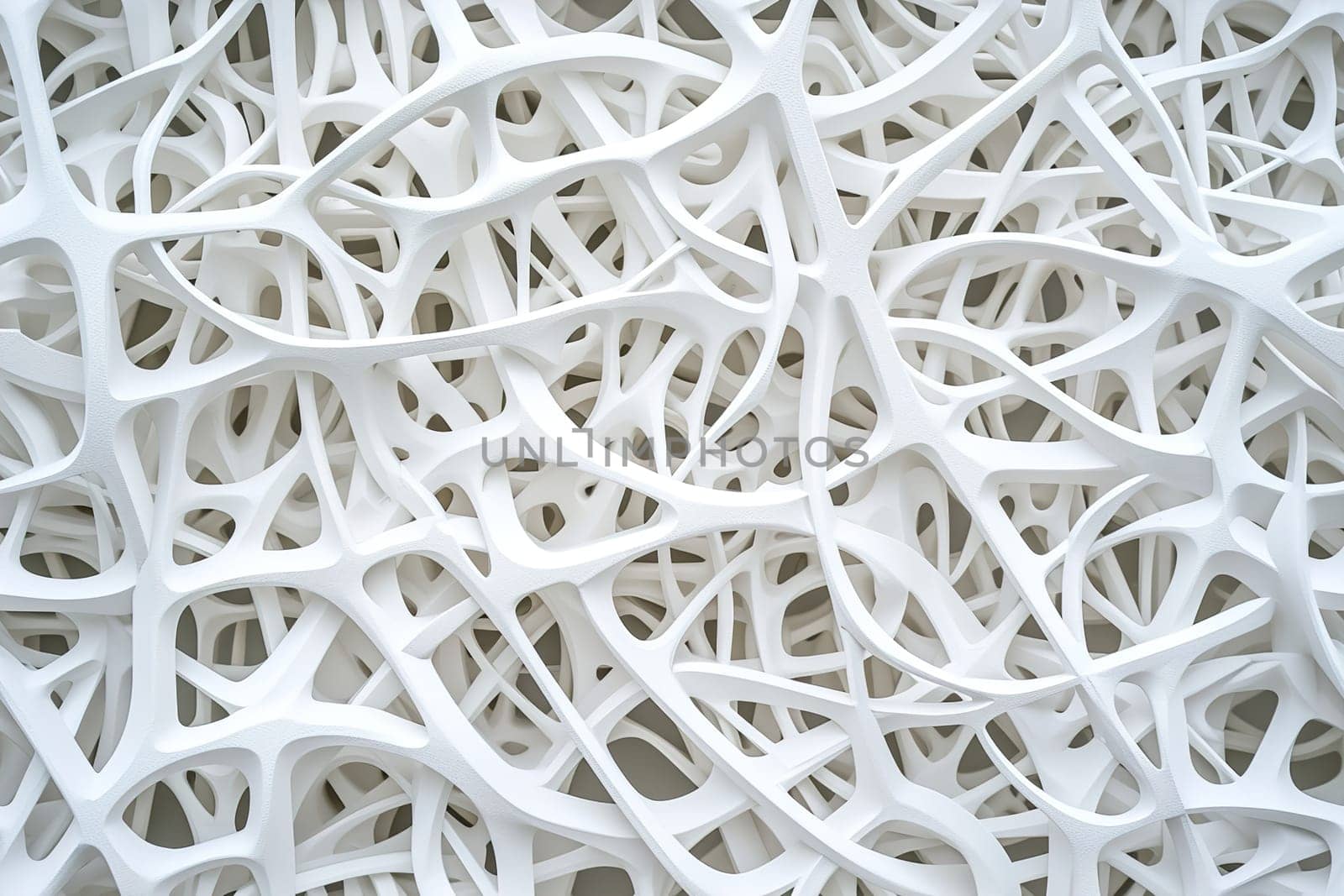 Abstract white seamless pattern. Repeatable texture. Perfect for wallpapers, contemporary textiles, packaging. Generative AI