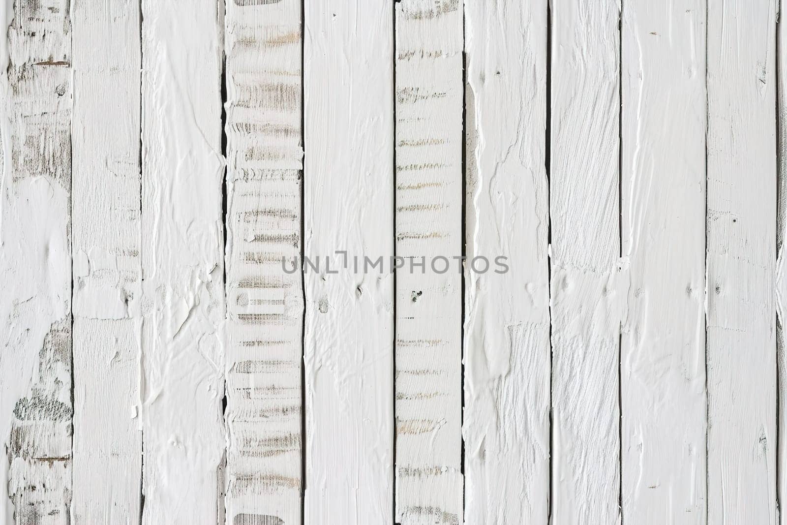 Seamless pattern with white painted planks. Repeatable texture. Vertical lines, stripes. Ideal for textile designs, wallpapers, background graphics, fashion fabrics. Generative AI