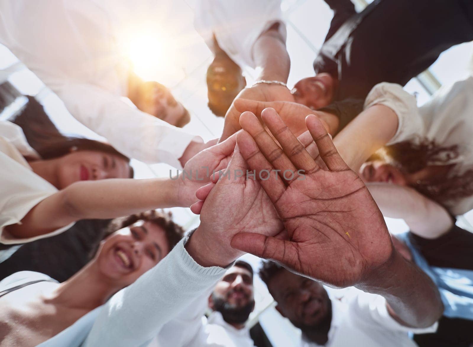 close up. portrait of a large group of diverse business people.