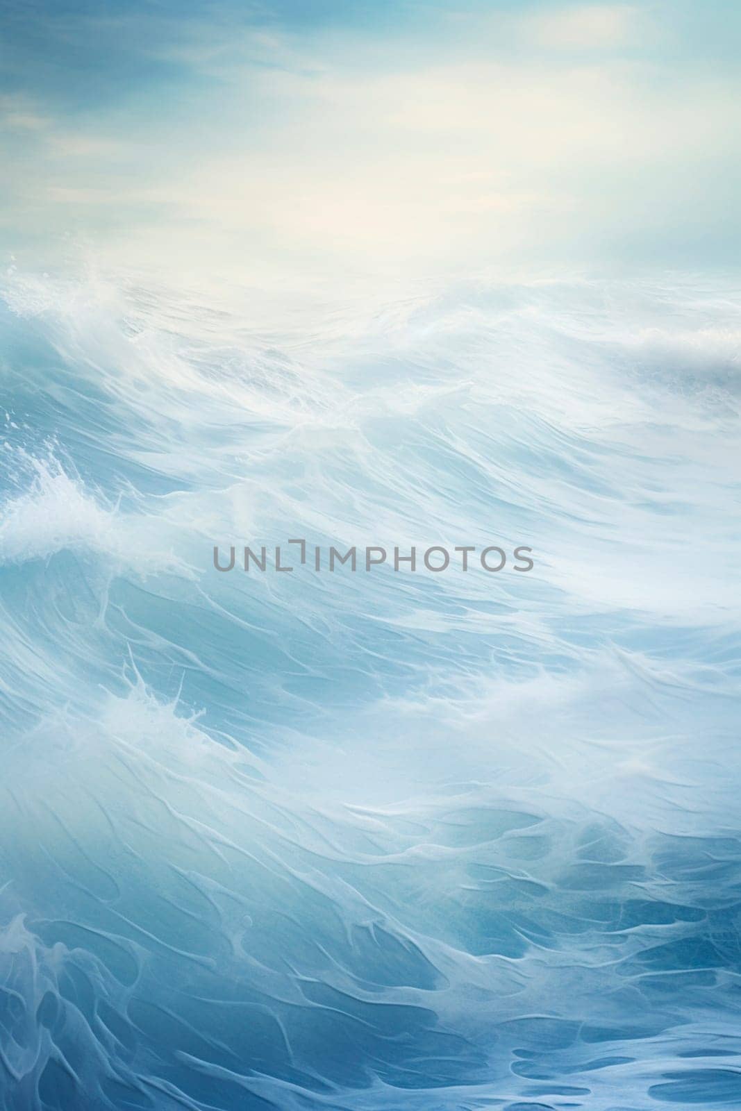Blue sea water texture. Selective focus. by yanadjana