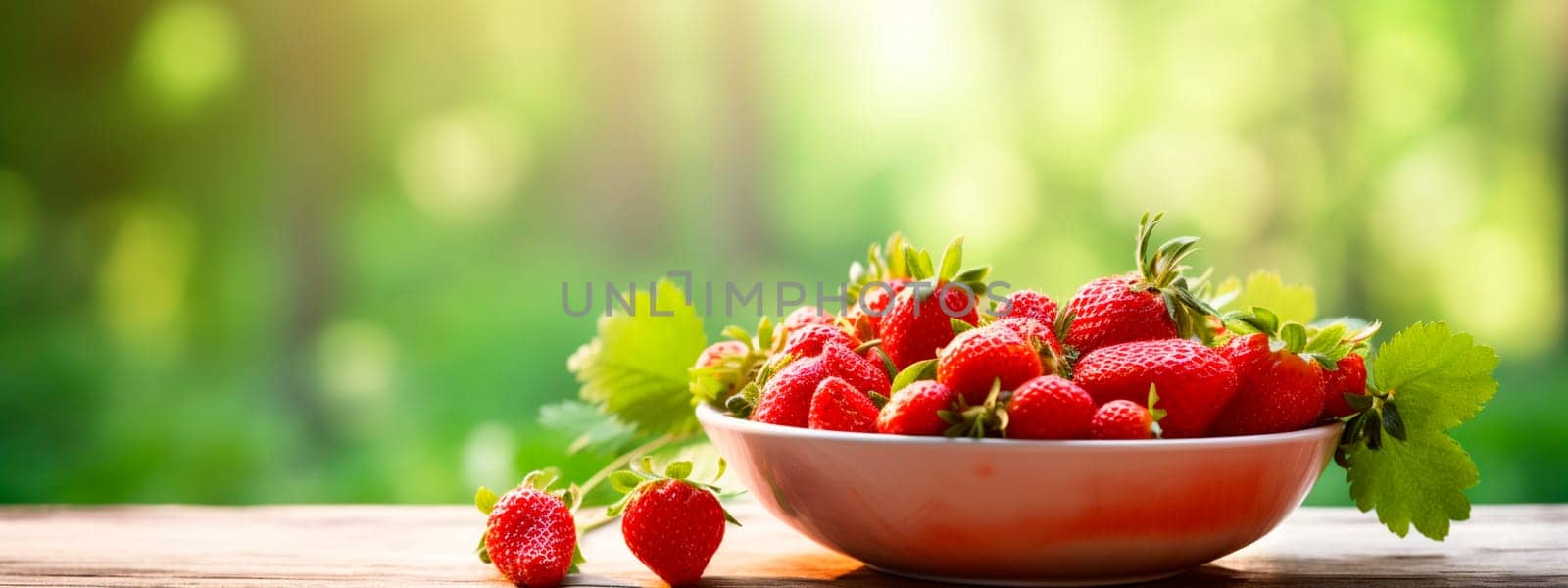 Strawberries in a plate. Selective focus. Food.