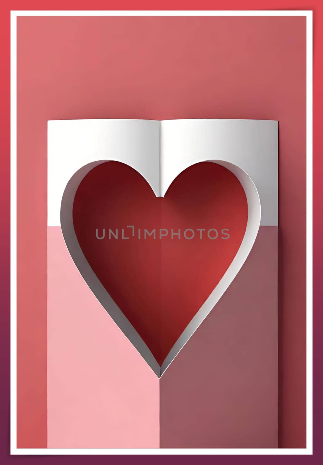 Valentine's day greeting card with hearts and place for your text.Valentine's day card with heart on background. Vector illustration.Valentine's day card with red heart. 3d rendering.Valentine's day greeting card with red heart on abstract background.Illustration of a valentine card with a red heart on it.