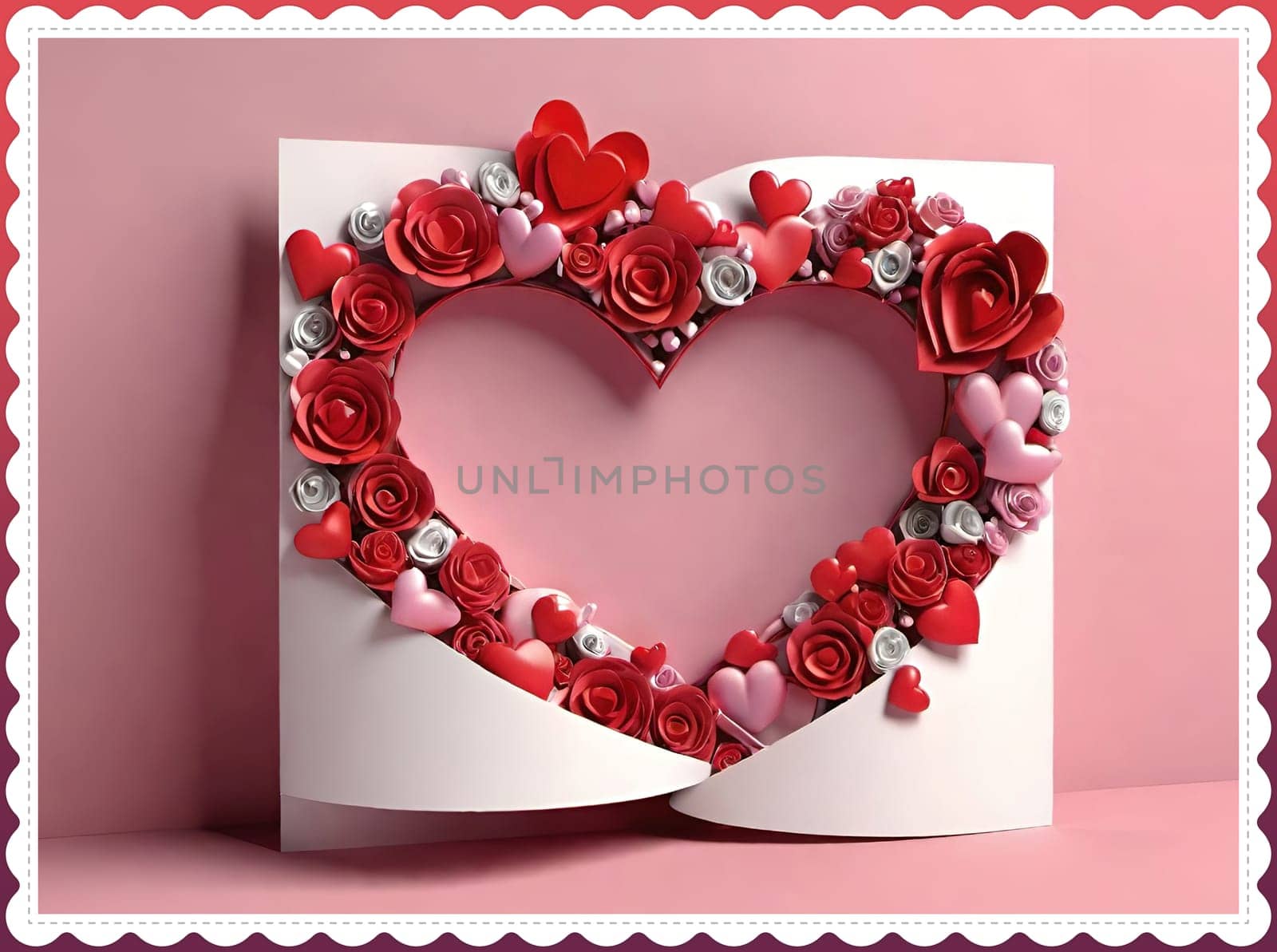 Valentine's day greeting card with hearts and place for your text.Valentine's day card with heart on background. Vector illustration.Valentine's day card with red heart. 3d rendering.Valentine's day greeting card with red heart on abstract background.Illustration of a valentine card with a red heart on it.