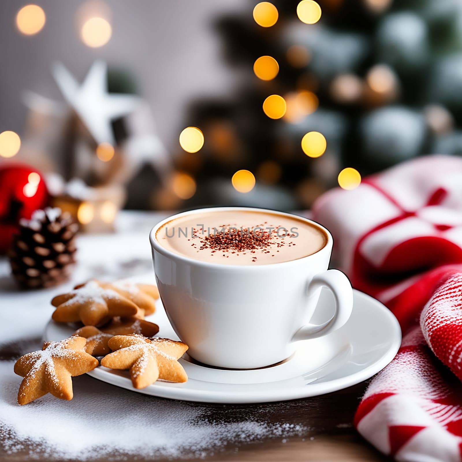 A Hot Cup of Coffee with a Spoon on the Table