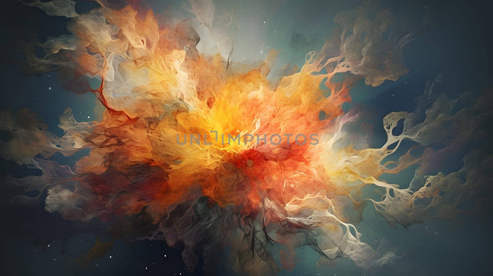 abstract colorful textured art background surface, generative ai. High quality photo