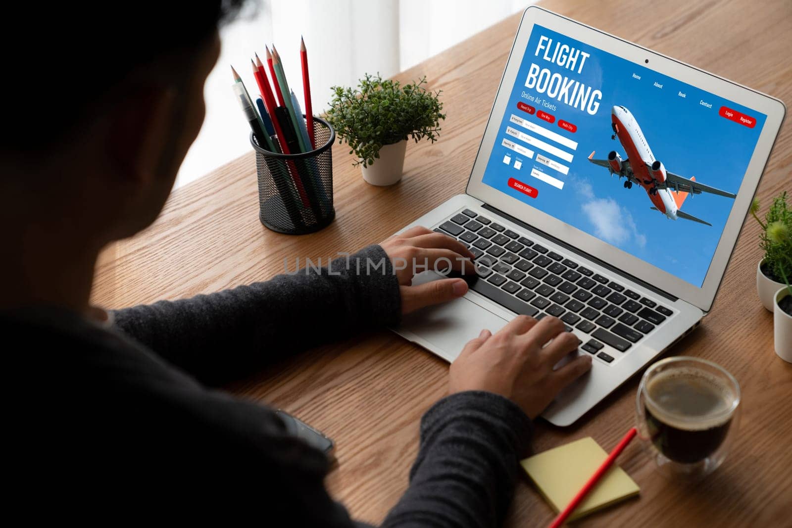 Online flight booking website provide modish reservation system by biancoblue