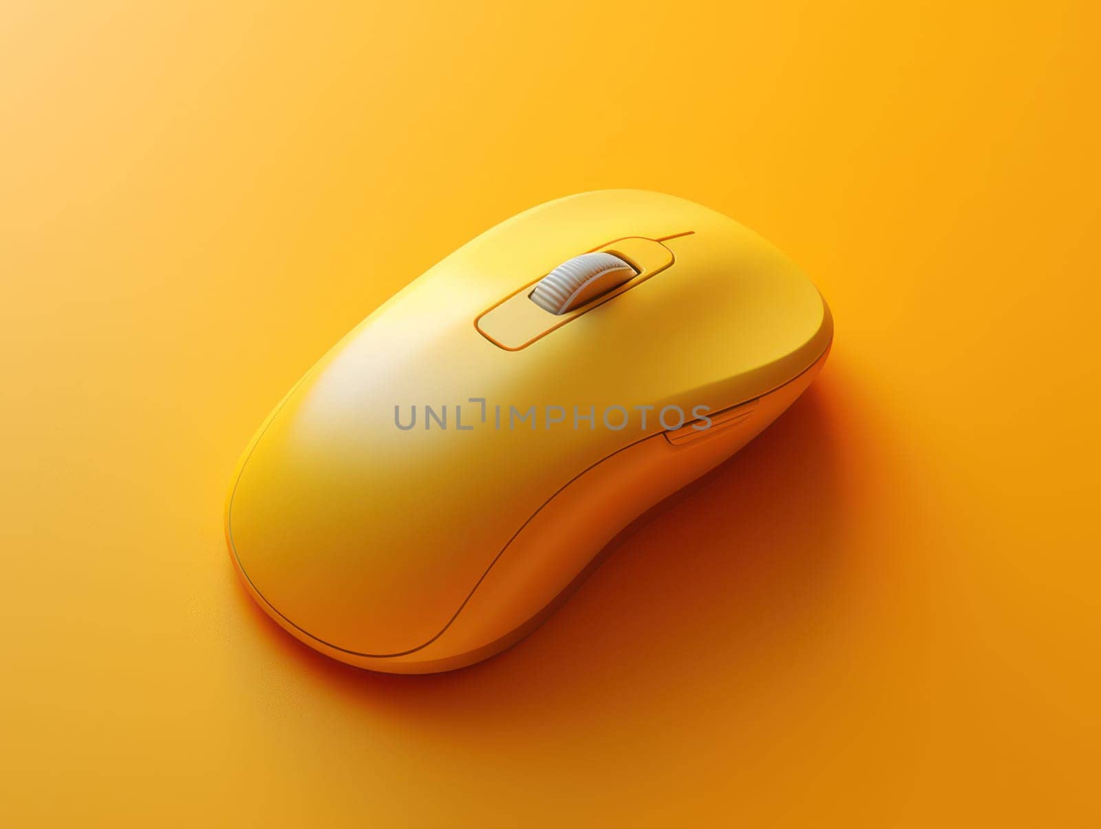 Modern White Optical Mouse with Wireless Connectivity on Black Background by Vichizh