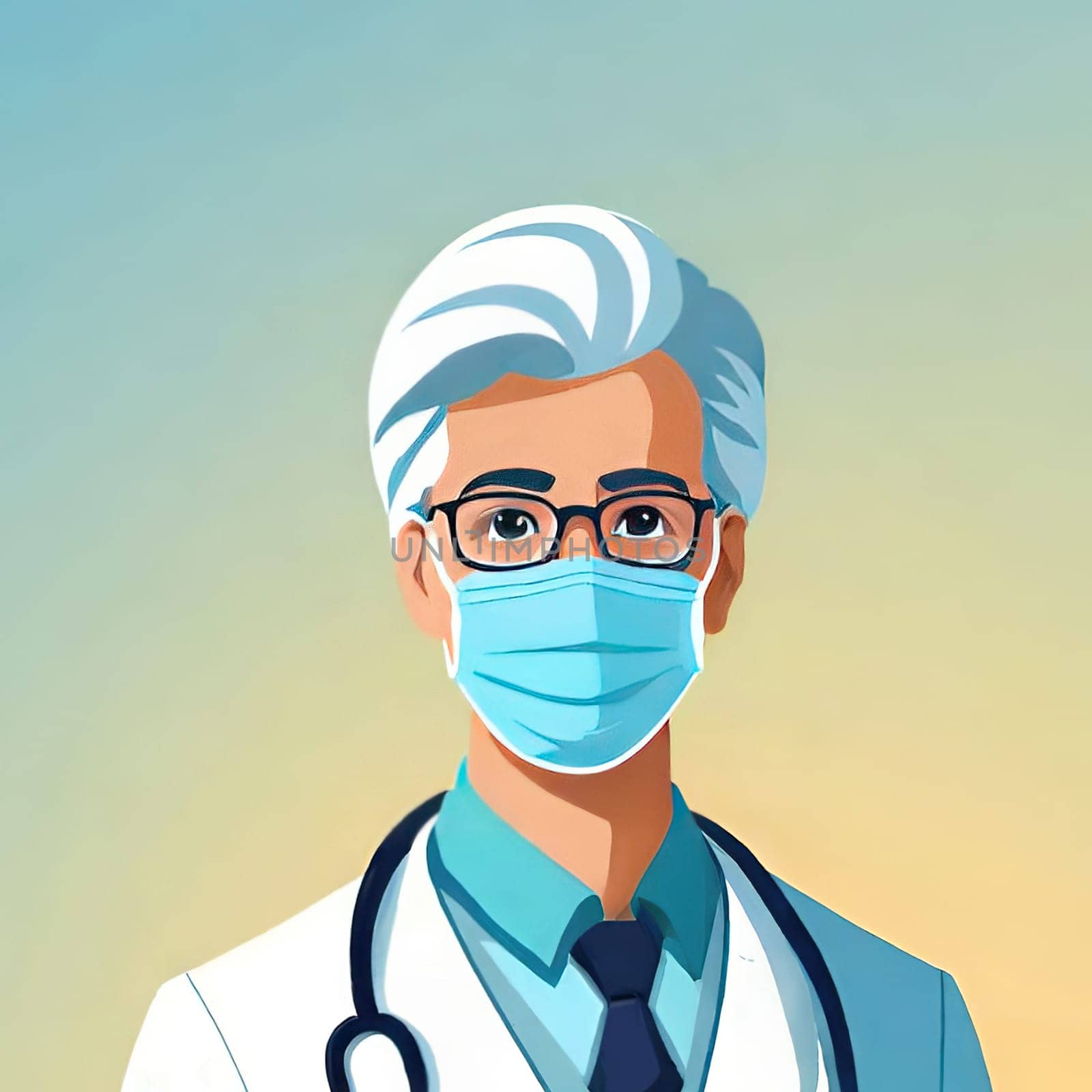 National Doctors Day is a day celebrated to recognize the contributions of physicians to individual lives and communities. Vector illustration.