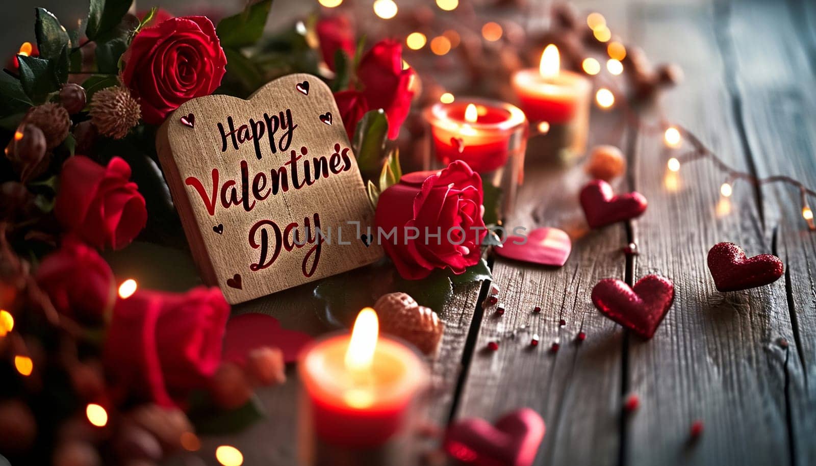 A wonderful festive background for Valentines day. High quality photo