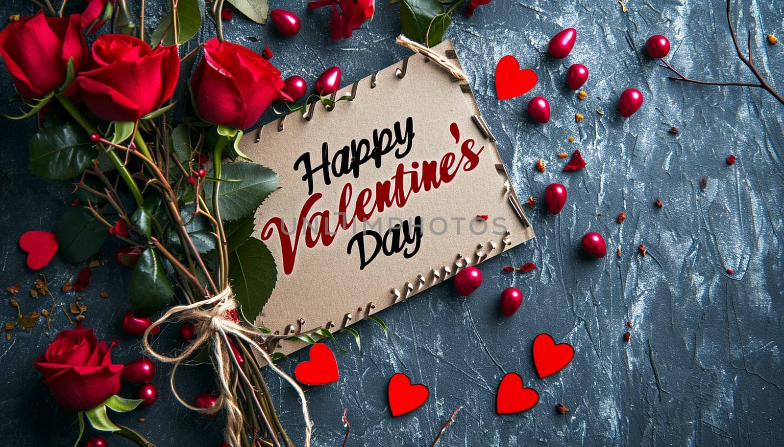 A wonderful festive background for Valentines day. High quality photo