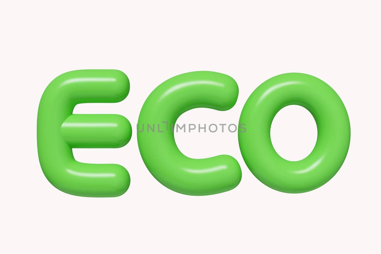 3d eco icon. Save Earth. Environment Concept. icon isolated on white background. 3d rendering illustration. Clipping path..