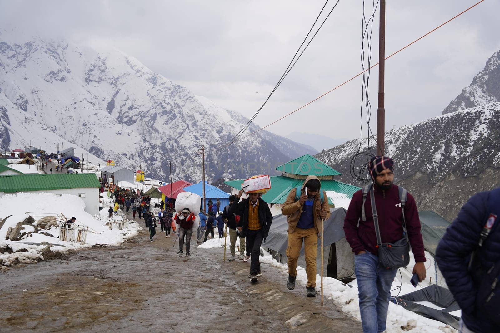 Dehradun,Uttarakhand India-December 16 2023-Embark on a captivating journey through Uttarakhand's majestic mountains, where every step is a dance with nature's grandeur.4 k footage