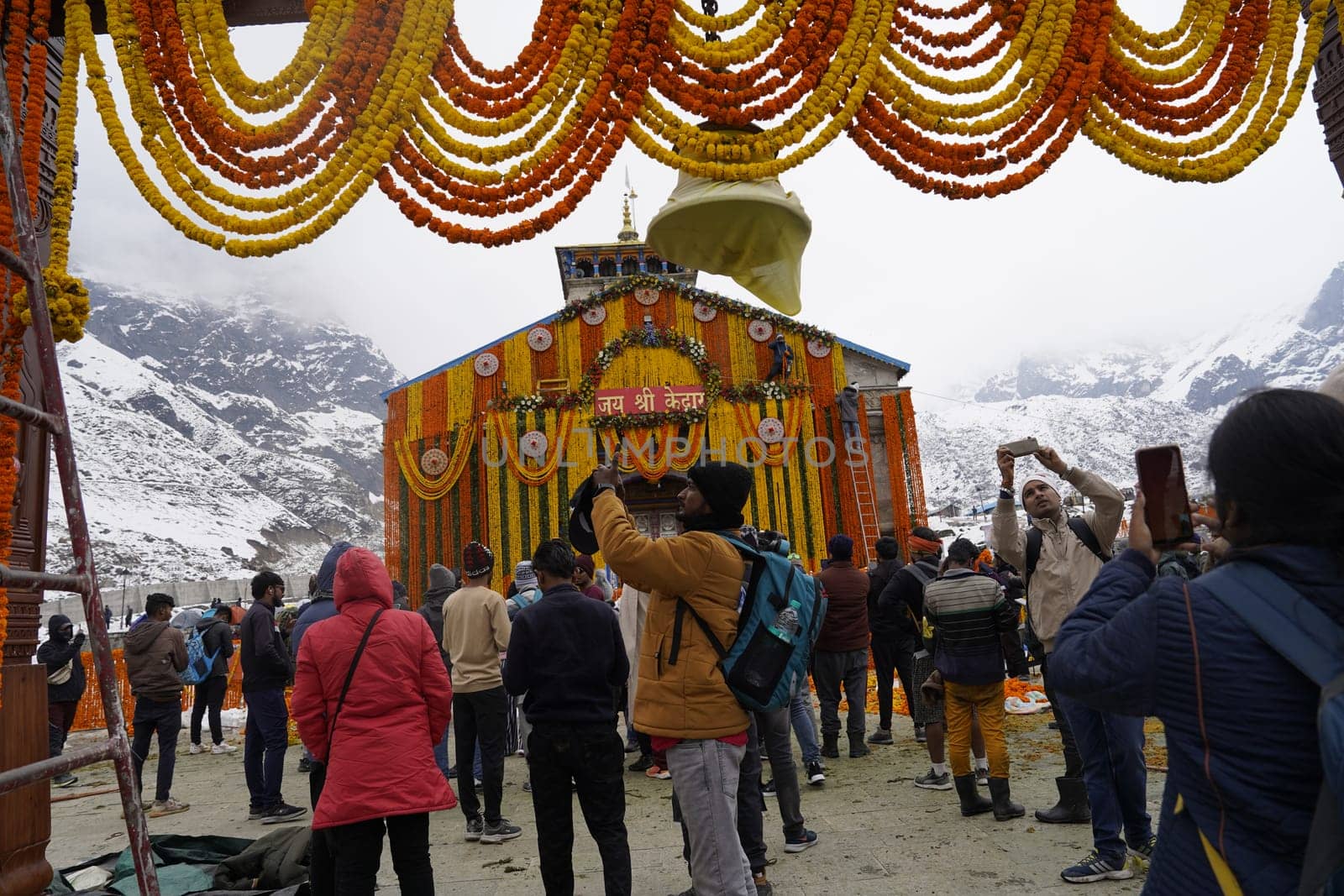 Capturing the Beauty of Kedarnath Temple in Uttarakhand by stocksvids