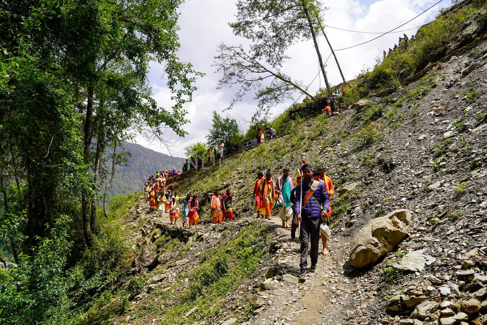 Journey through Uttarakhand's Majestic Mountains by stocksvids