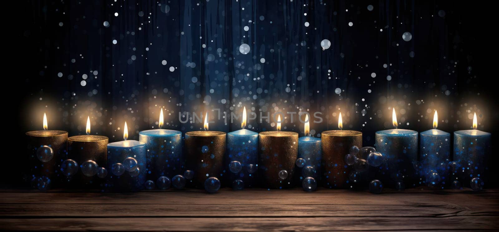 Festive Candlelight: An Advent of Celebration and Romance in a Golden Winter Wonderland